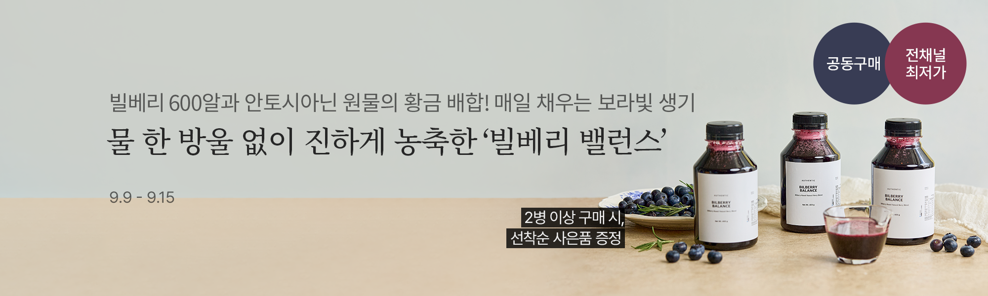 9/9 빌베리 밸런스 스토어홈