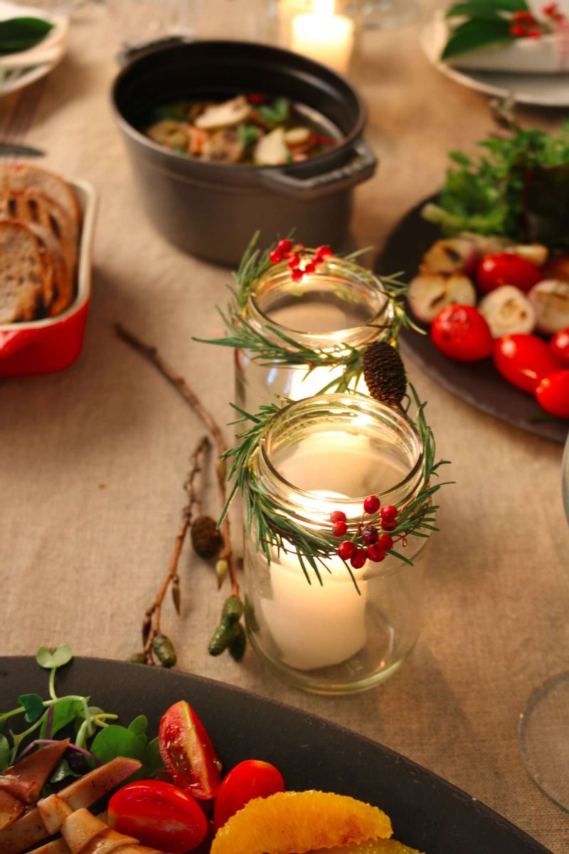 캔들을 활용한 테이블 스타일링