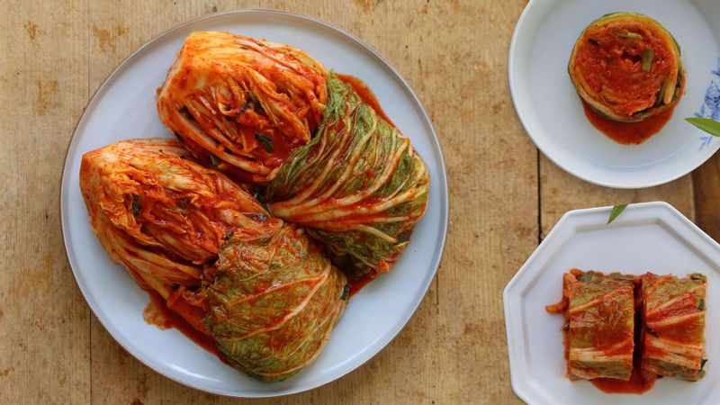 김치 예쁘게 썰기 1탄