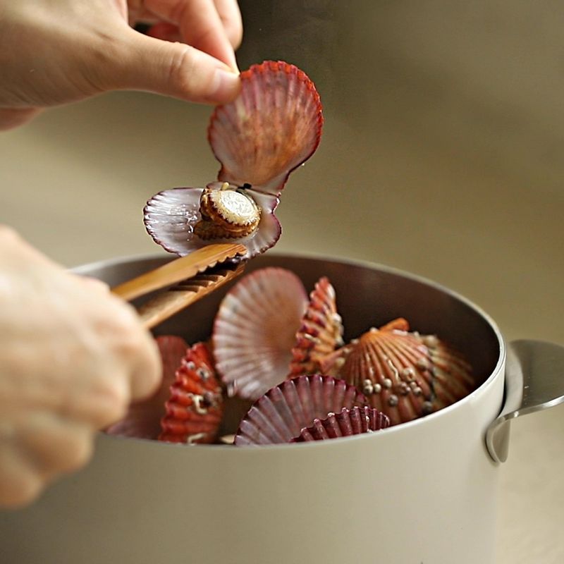 가리비 찌는 법