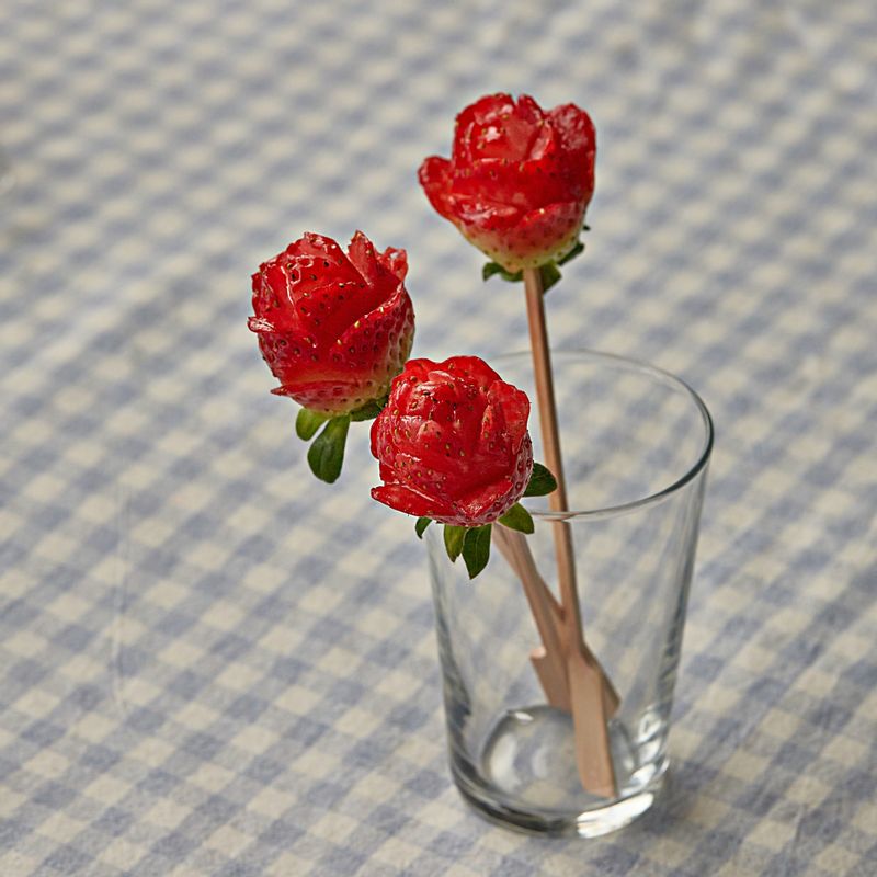 딸기 예쁘게 자르는 방법 5가지