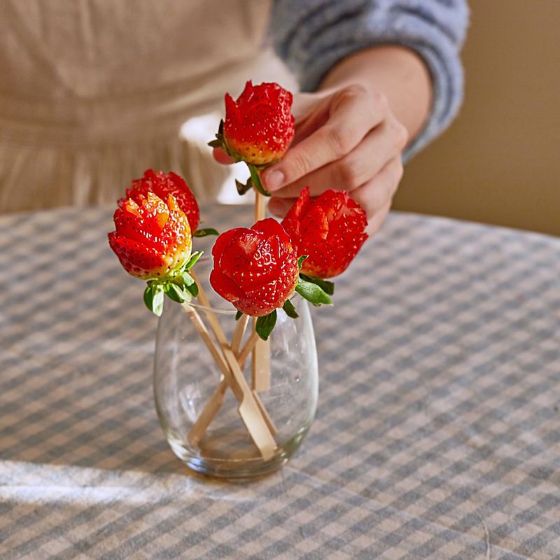 딸기 예쁘게 자르는 방법 5가지