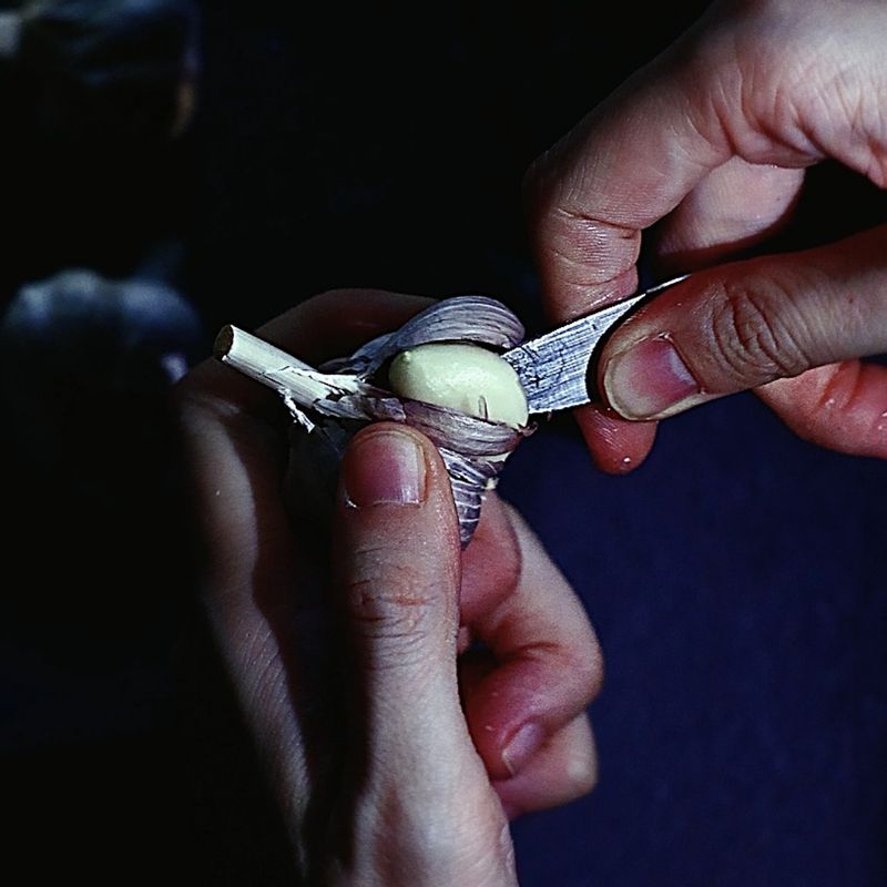 통마늘 쉽게 까는 법