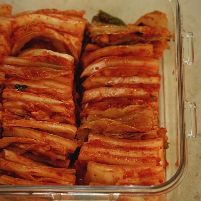 김치 쉽게 써는 방법