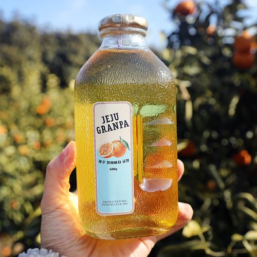 제주 귤청 수제청 과일청 600g 귤차