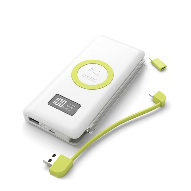 오호 PW01 무선충전 퀵차지3.0 고속 보조배터리 10000mAh