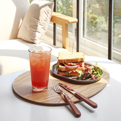 제이테이블 우드 식탁 테이블매트 오벌(2color)