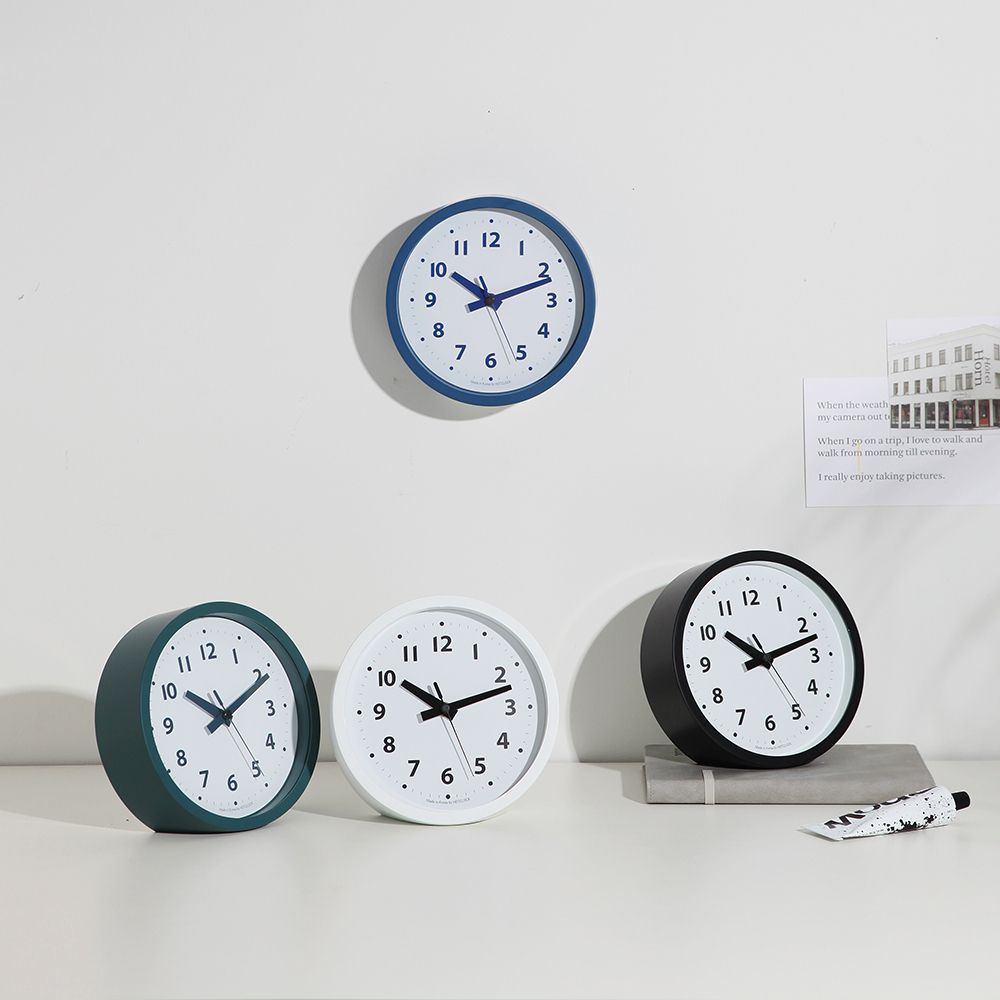 [HOTCLOCK]175파이 탁상겸용 무소음 벽시계