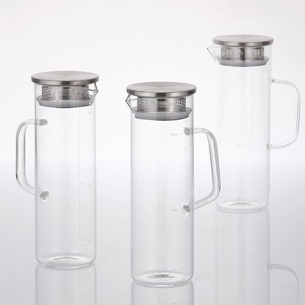 [리본제이]프리미엄 비커유리물병 1.1L X 2P 세트