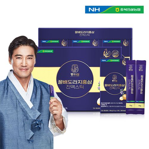 농협 동의삼 꿀배도라지홍삼 진액스틱