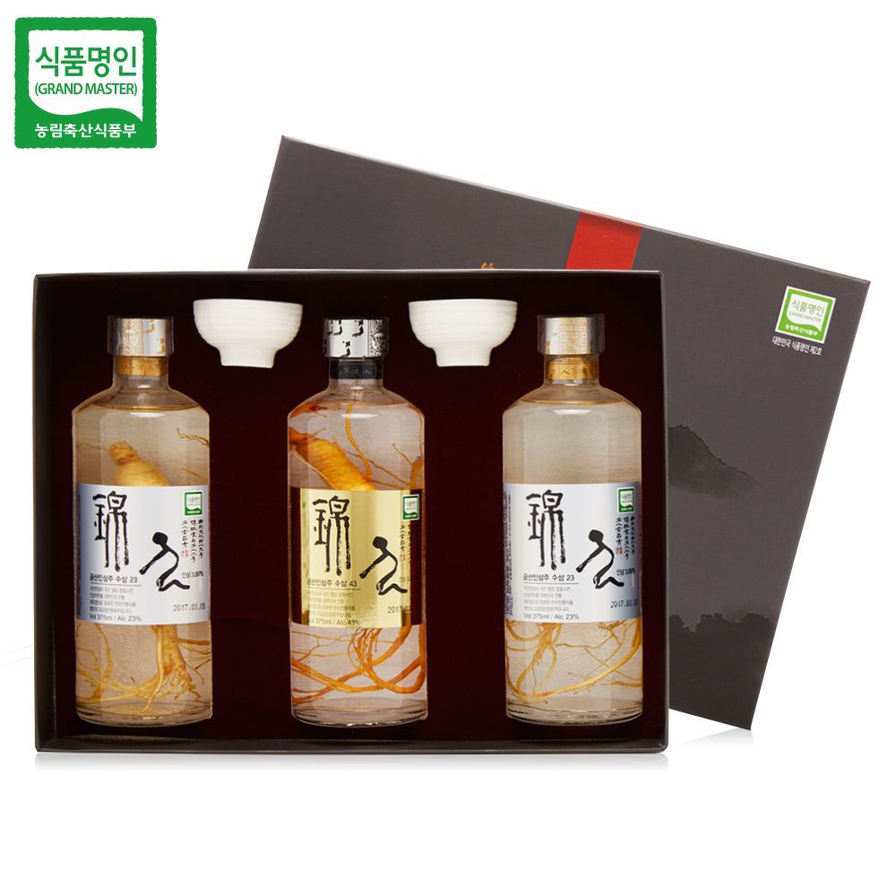 김창수 명인 금산인삼주 한뿌리세트1호 일반증류주