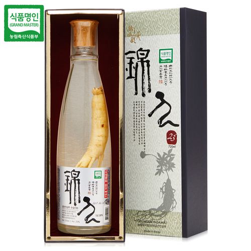 김창수 명인 금산인삼주 수삼 23도 720ml 일반증류주