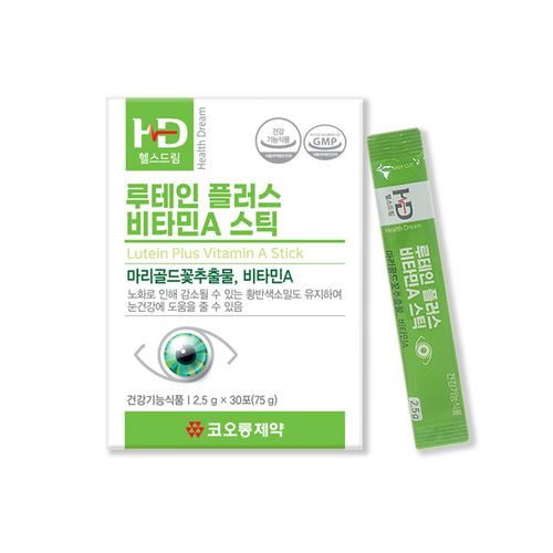 코오롱제약 루테인 플러스 비타민A 분말스틱 2.5g x 30포