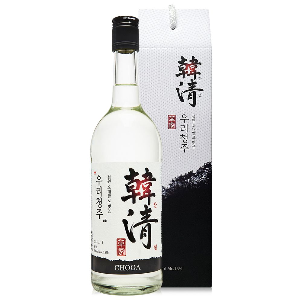 초가 한청 15도 700ml 철원오대쌀청주