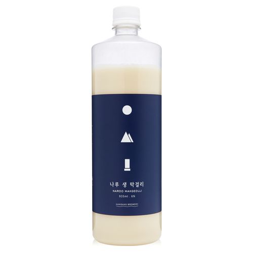 한강주조 무감미료 나루 생막걸리 6도 935ml 경복궁쌀
