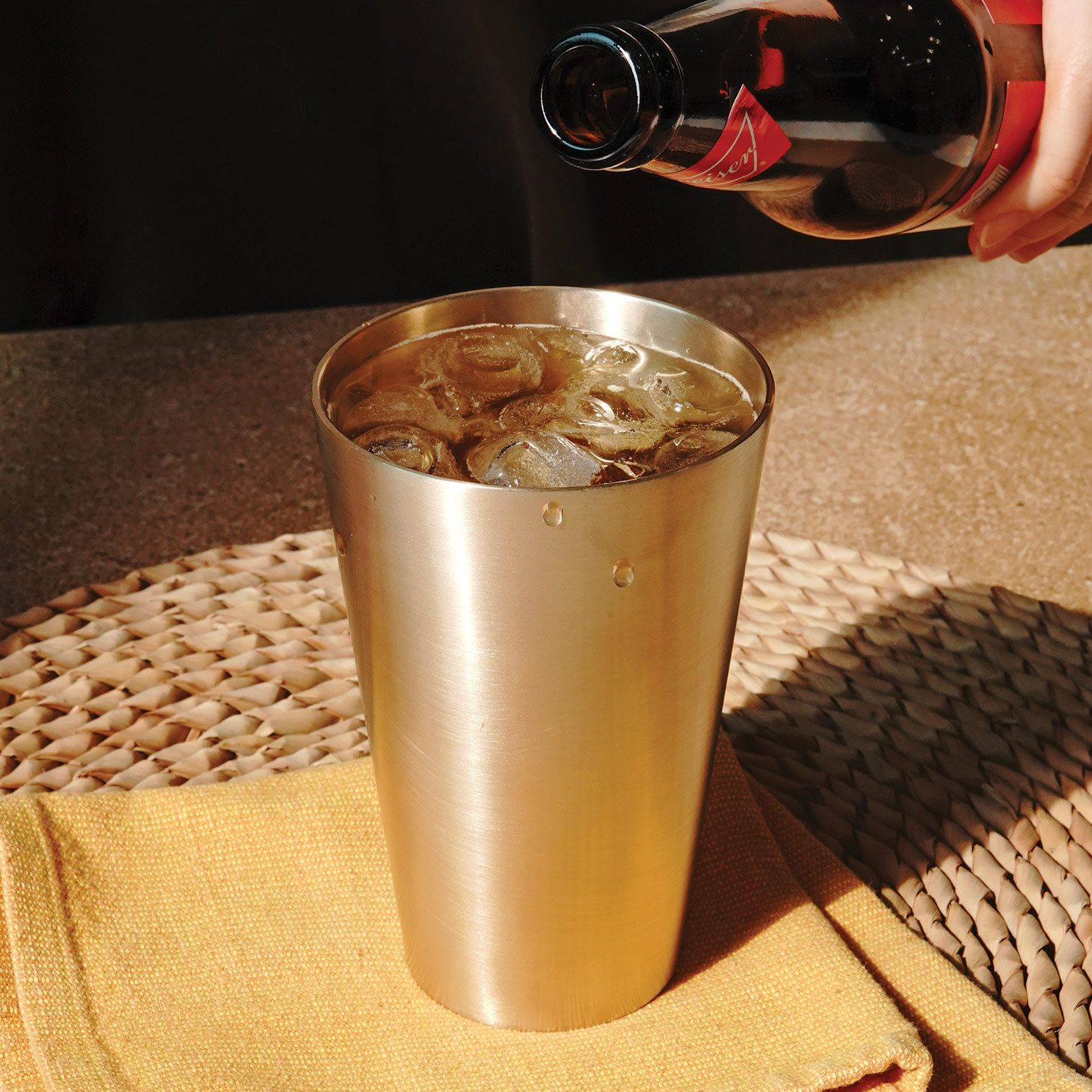 [놋담] 방짜유기 유기 롱맥주컵