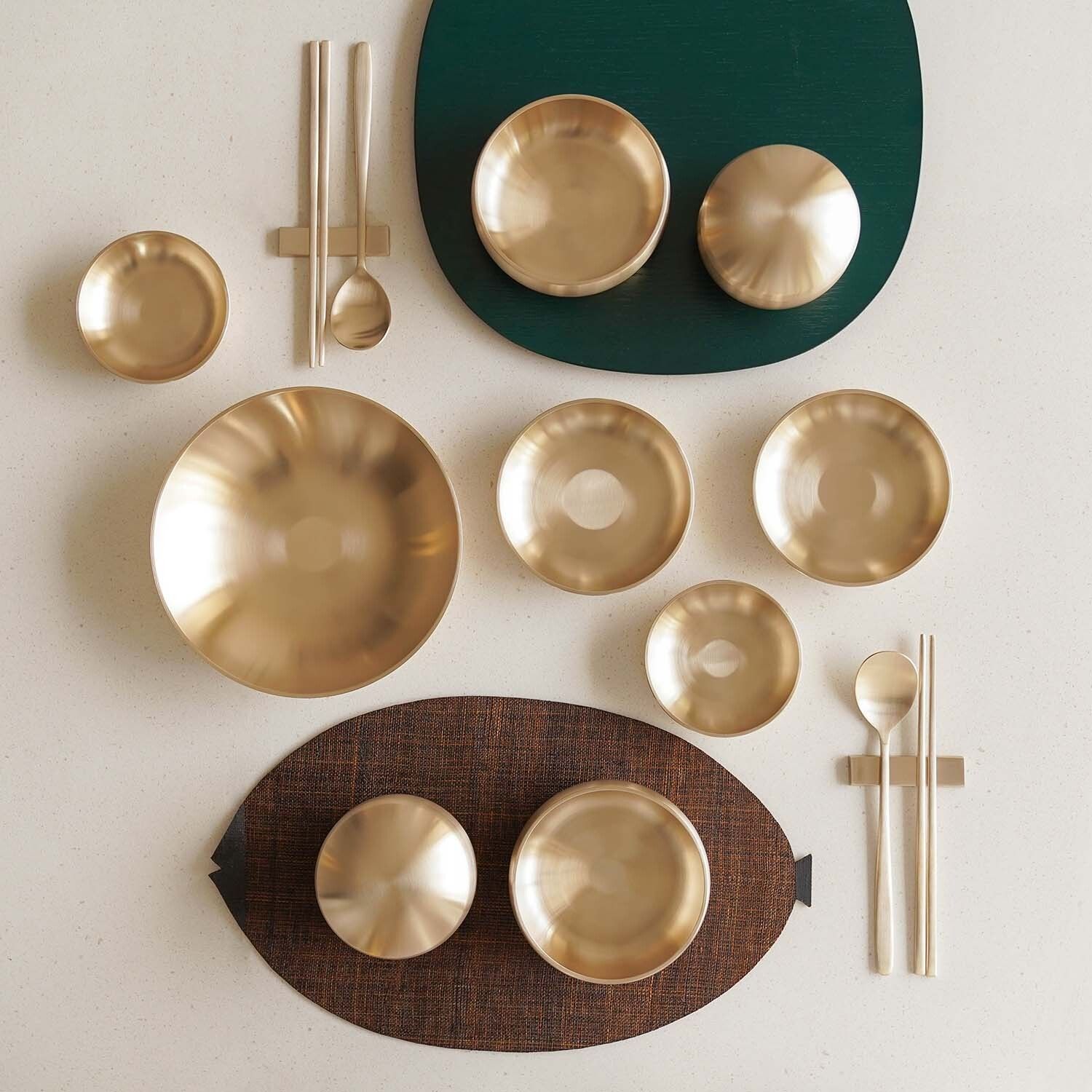 [놋담] 방짜유기 윤 2인 반상기세트