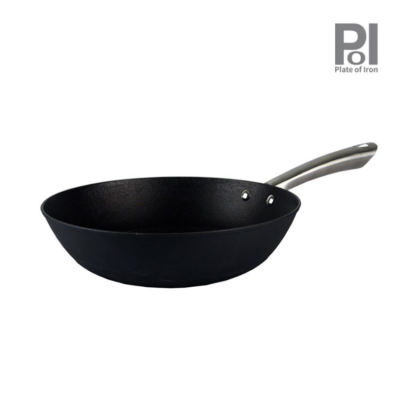 피오아이 구르메 무쇠 엠보 28cm IH 웍 후라이팬