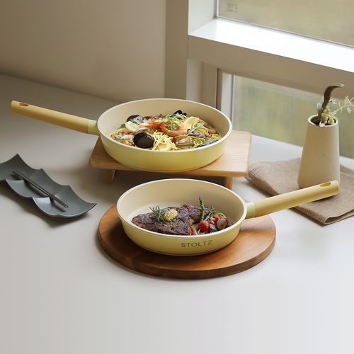 국내생산 슈톨츠 머랭 프라이팬 2종세트 (24팬+28팬)