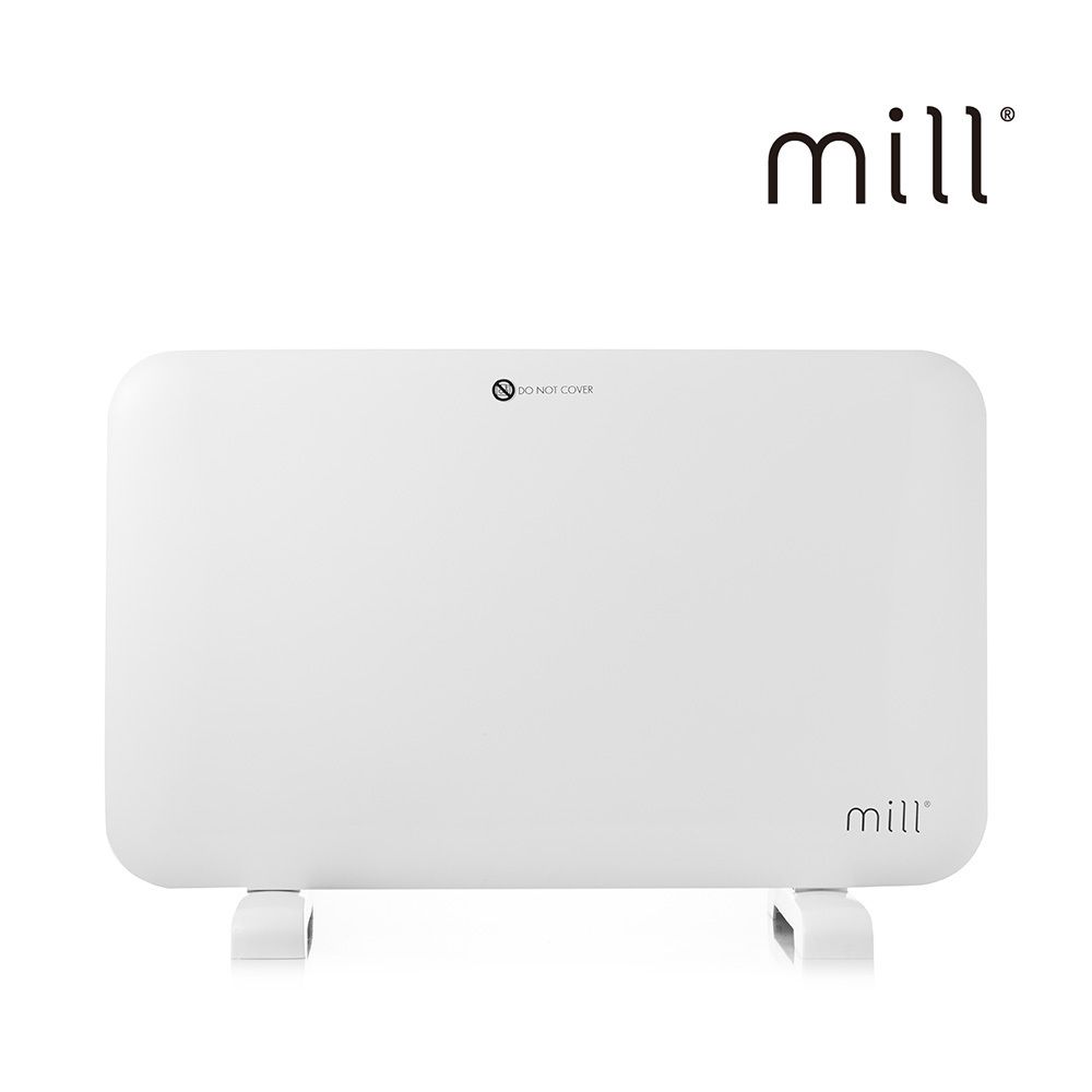 [MILL] 북유럽 슬림 전기컨벡터 히터 온풍기 MILL1200MK(3~5평/이동식스탠드/벽걸이)