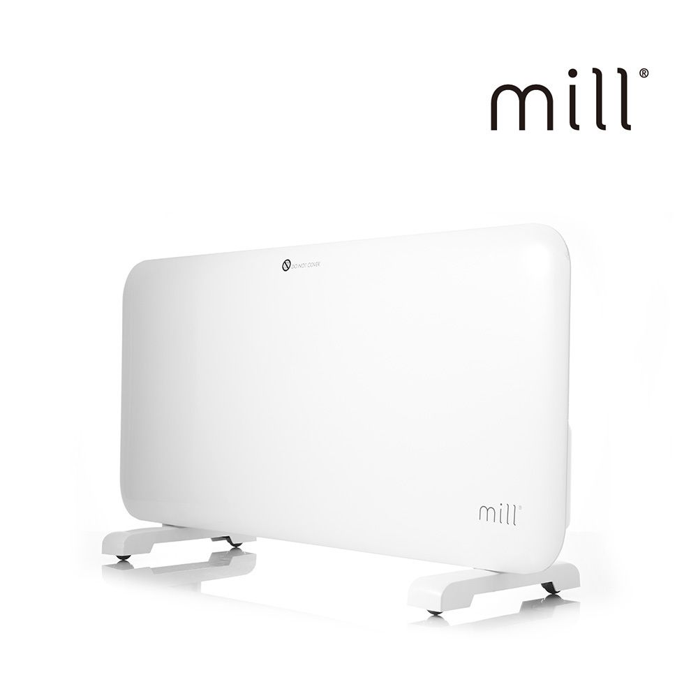 [MILL] 북유럽 슬림 전기컨벡터 히터 온풍기 MILL1500(4~6평/이동식스탠드/벽걸이)