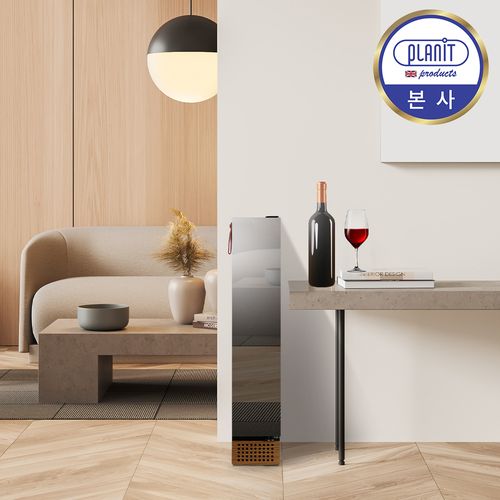 플랜잇 초슬림 가정용 미니 와인셀러 와인냉장고 덴비스 PWC-N009 (기본 사은품 도어캐치_카멜)