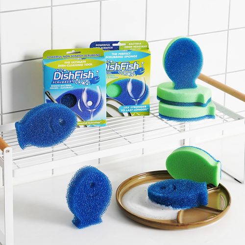 디시피쉬 항균 매직수세미 블루,듀얼 스크러버 3P세트