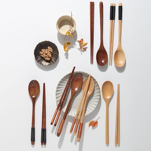 캠퍼 와운드 우드 수저세트(6style)