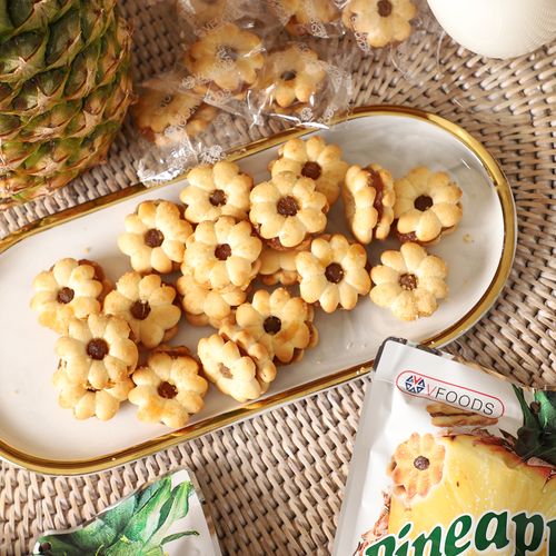 태국쇼핑템 파인애플잼 비스킷 10봉세트 개별위생포장