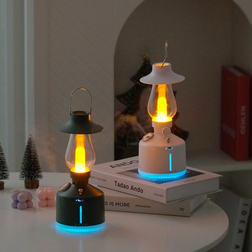 벨레스 2in1 감성랜턴 무선 가습기 / 화이트,그린