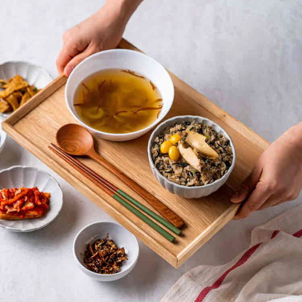 [해담은] 간편가정식 밥 3종선택 (전복톳밥, 전복톳밥&가사리된장국, 전복내장젓갈 게우젓100g)