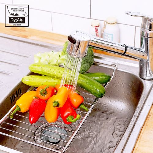 소소한주방 국내산 올스텐304 프리미엄 슬라이딩 싱크랙