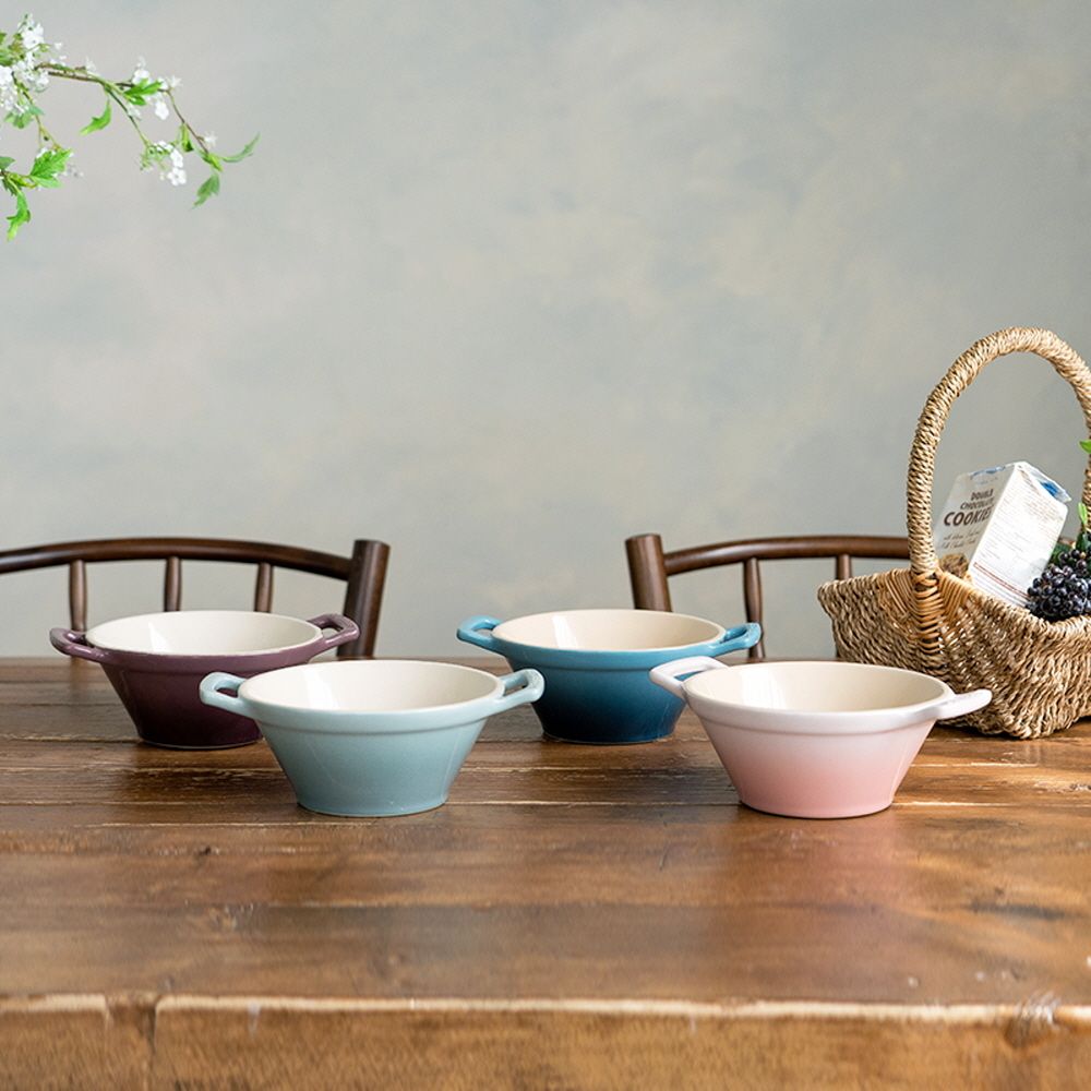 [르크루제] 카슐레 서빙볼 2종세트 - 북유럽 