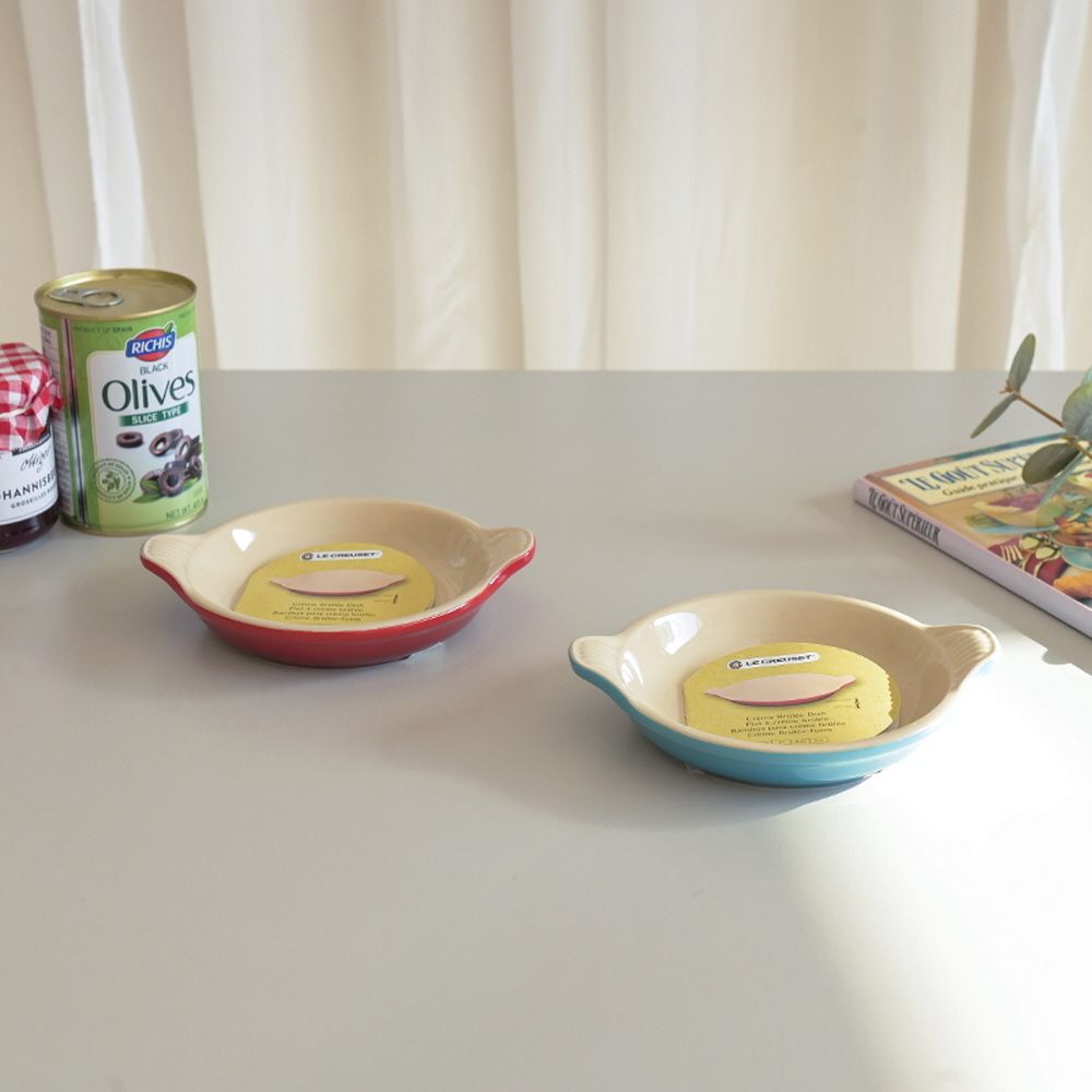 [르크루제] 에그핸들디쉬 14cm 2종세트