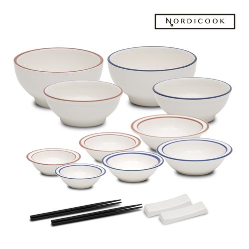 노르디쿡 모던화이트 홈세트 14pcs / 28pcs