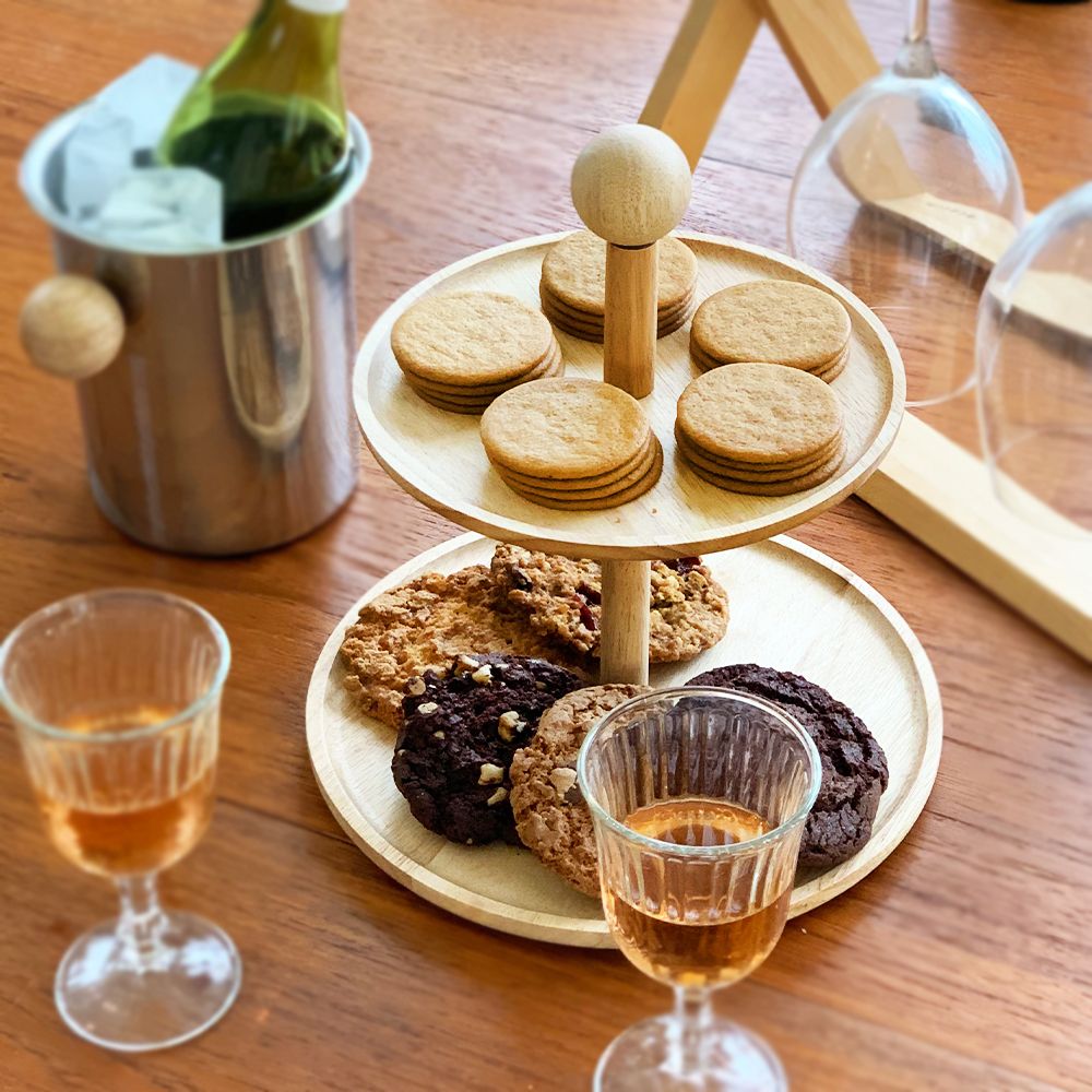 우드 케이크스탠드 2종택1