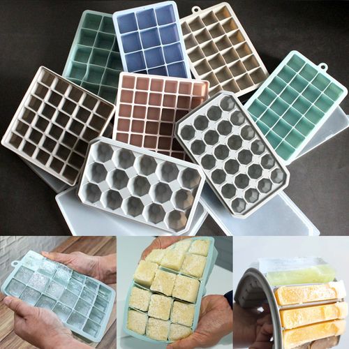 실리콘 냉장고 얼음틀 동그란얼음 각얼음 아이스 트레이