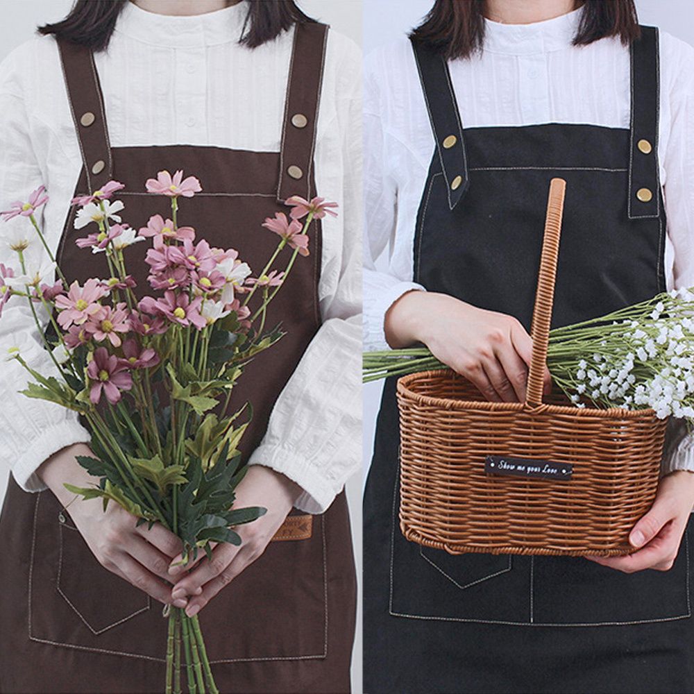 주방 바리스타 카페 캔버스 앞치마 에이프런