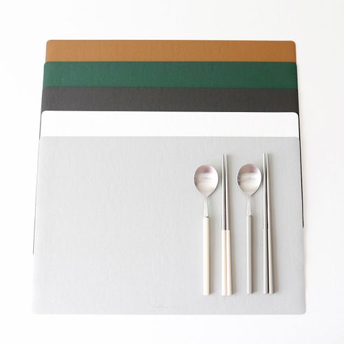 카모메키친 심플렛 폴리레더 테이블매트 식탁매트 사각 5컬러