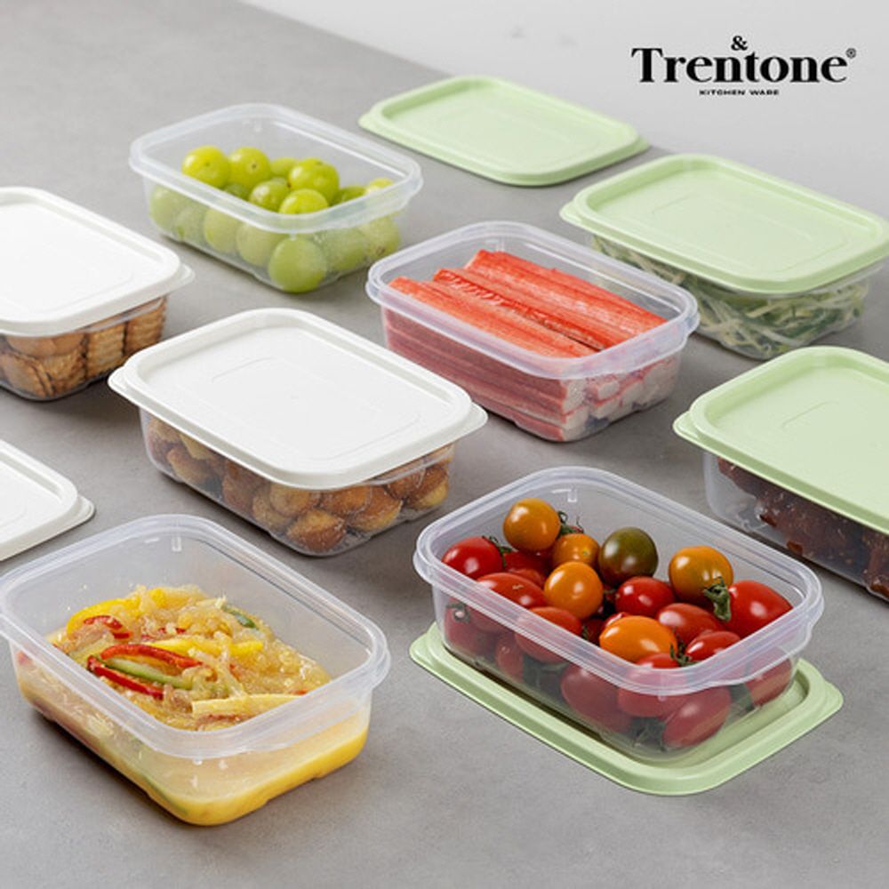 [트렌톤] BPA free 다용도 밀폐 보관용기 심플리 1호 8종 (750mlx8개)