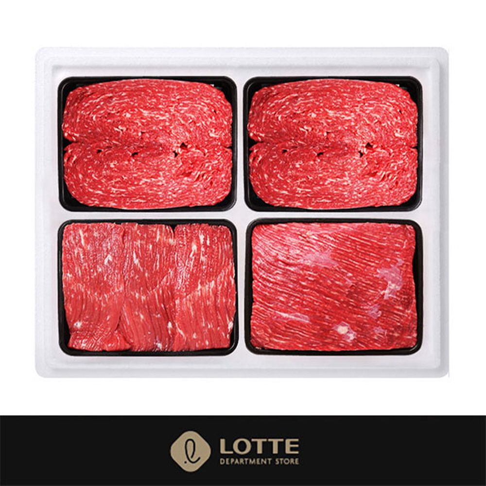 [롯데백화점] 청풍명월 한우 풍성 정육 실속세트 [1.2kg/불불국사]