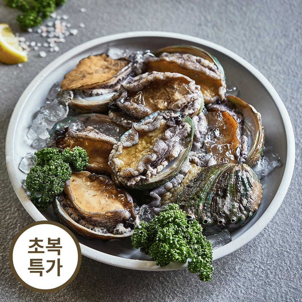 [공동구매] 완도직송 '초신선 프리미엄 활전복' 1kg (+전복손질칼 증정)