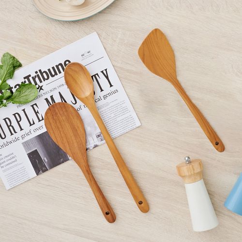 고급 원목으로 만든 핸드메이드 조리도구