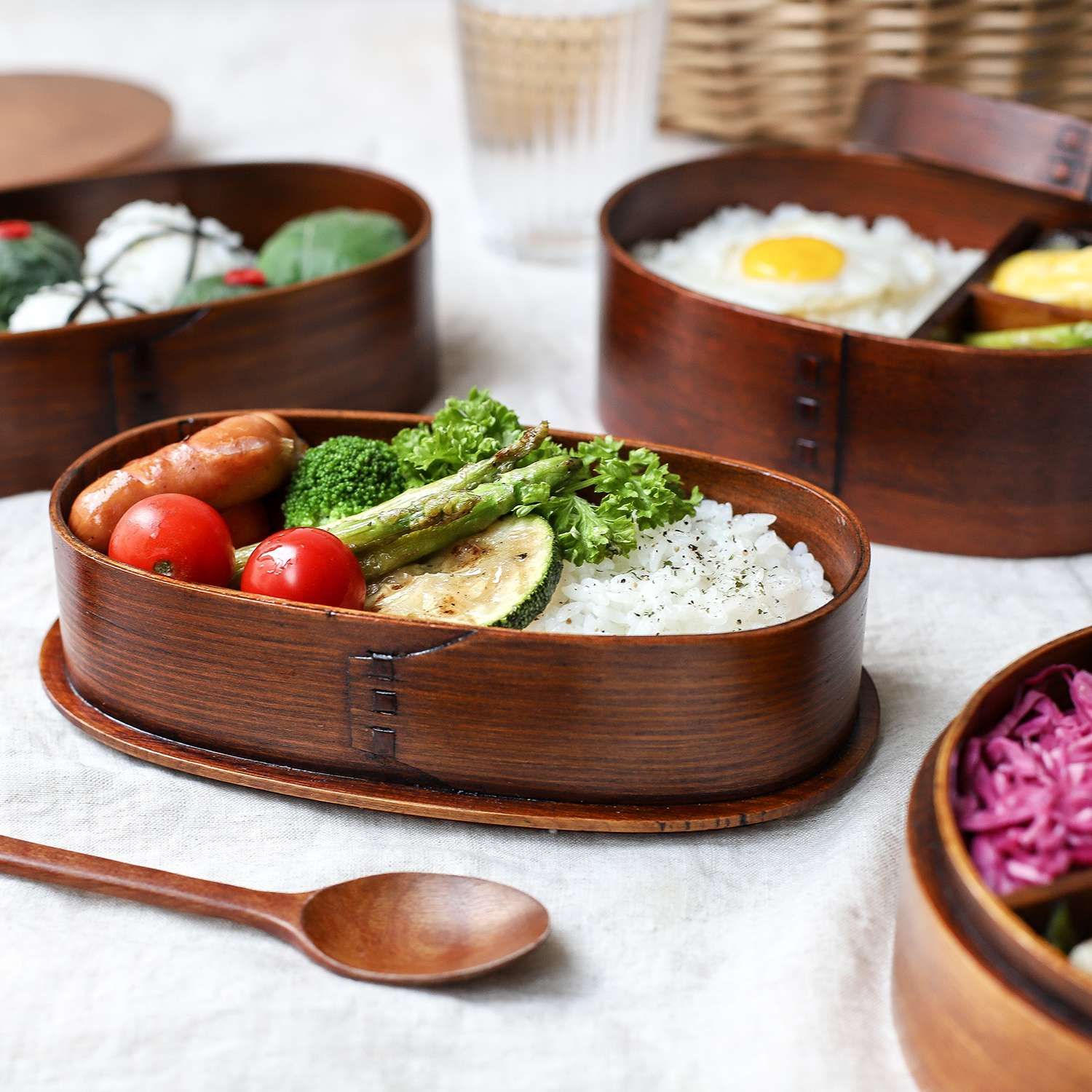[한정수량] 옻칠 우드 도시락통 (옵션선택)