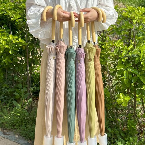 NEW 파스텔 물받이 캡커버 우드 장우산 6color