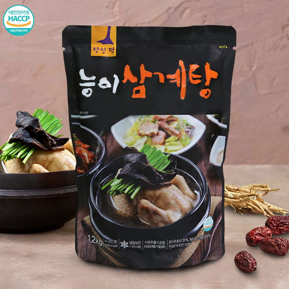[어하둥둥] 정성담은 보양식 능이 삼계탕 1.2kgx2개