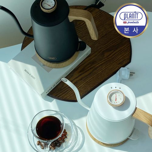 플랜잇 온도조절 전기 드립포트 티포트 지니 템프 PEC-NX7 (블랙/화이트)