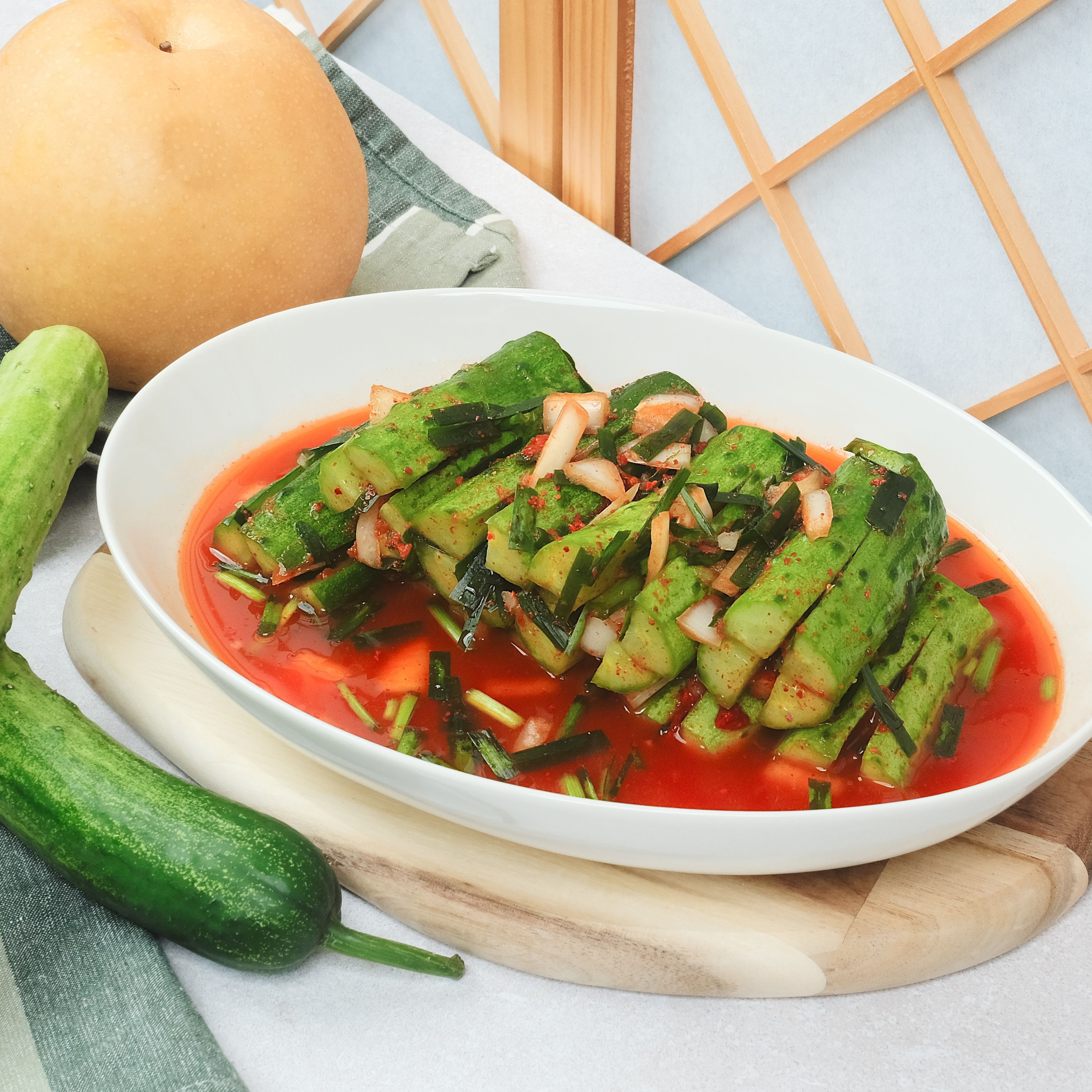 보름달김치 국내산 손수 만든 별미 오이자박이 김치