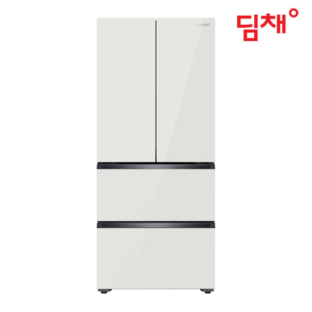 [딤채] 스탠드형 김치냉장고 4도어 467L 샤인 베이지 NDQ48HLLIE (전국무료배송/설치비포함)