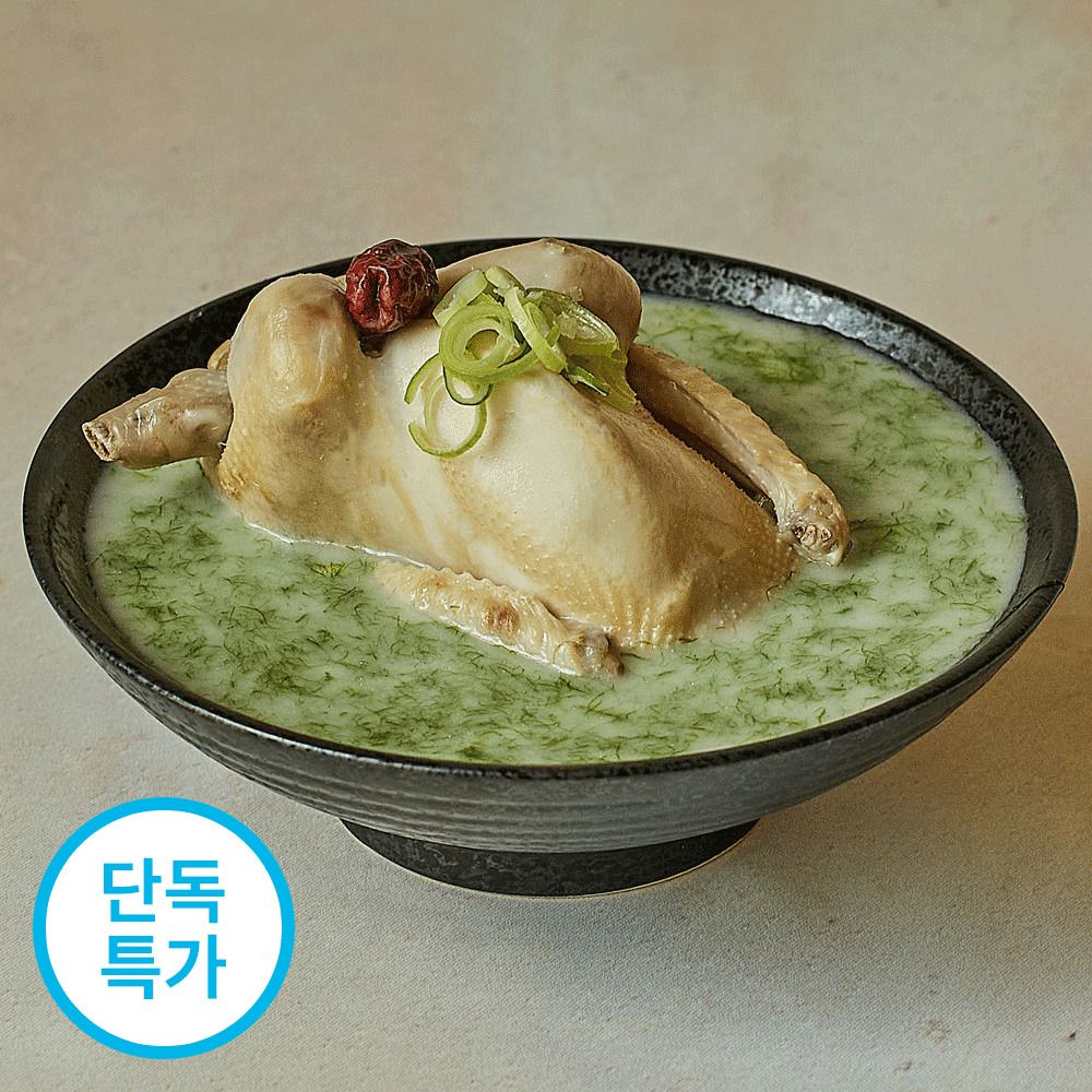 [여름보양식] 완도 매생이 듬뿍! '참매생이 진삼계탕' (팩당 1.2kg)